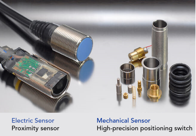 Amplifier-free, precision mechanical system prevents false detection