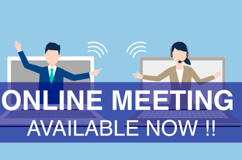 《Online Meeting Available! 》