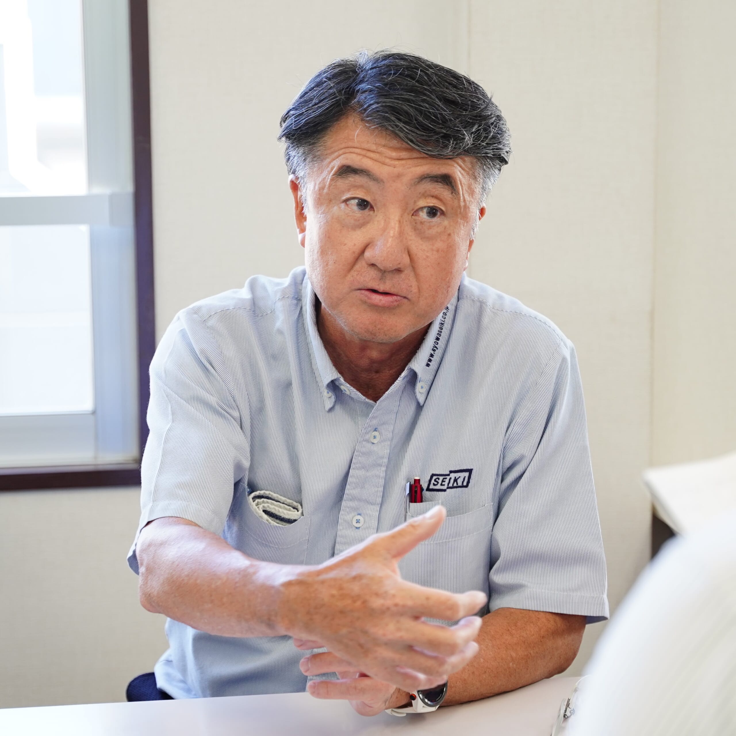 SHOWA SEIKI  
President Kobayashi: