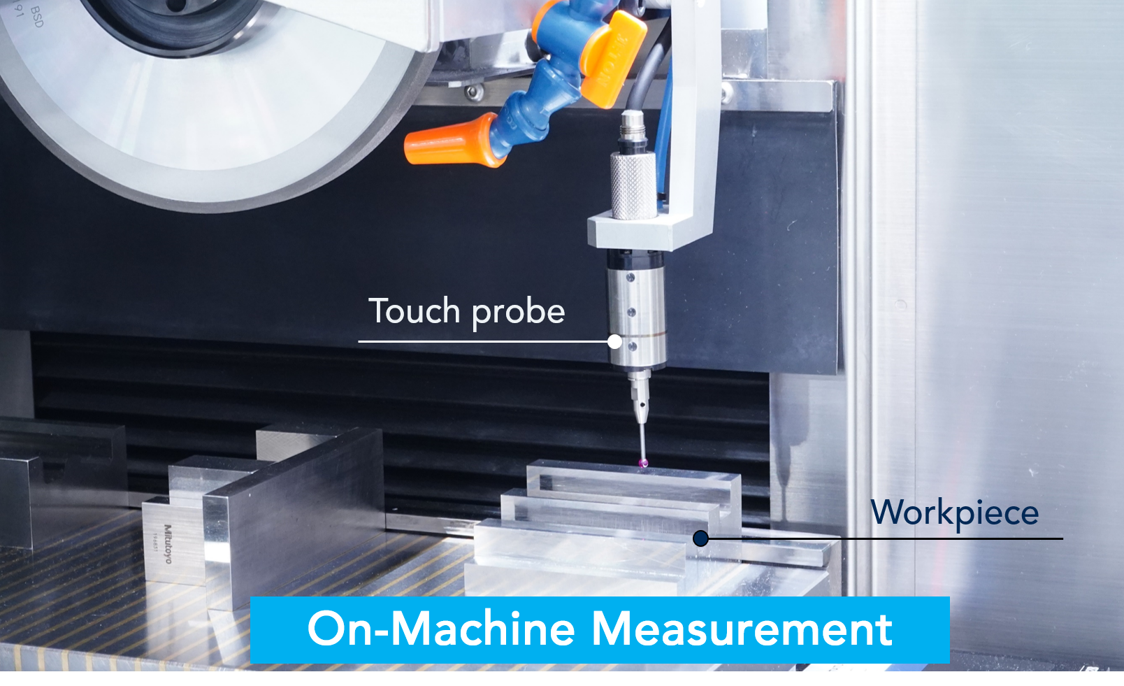 On-machine measurement using touch probe