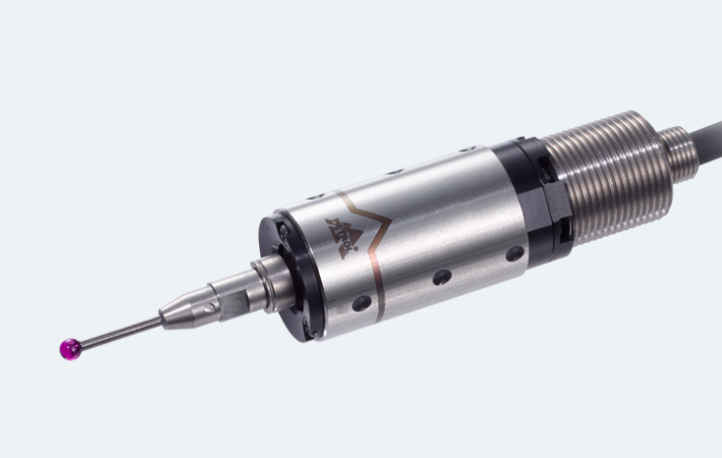 Compact touch probe for use on automatic lathes and NC surface grinders