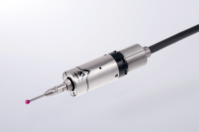 Compact touch probe for use on automatic lathes and NC surface grinders